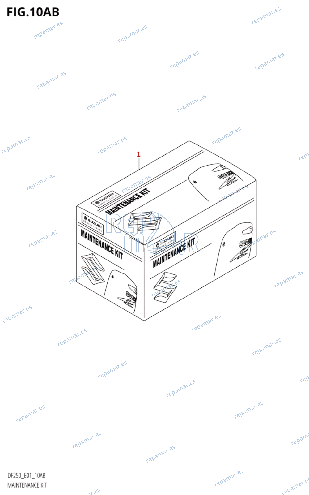 10AB - MAINTENANCE KIT (DF225T:E01:K10)