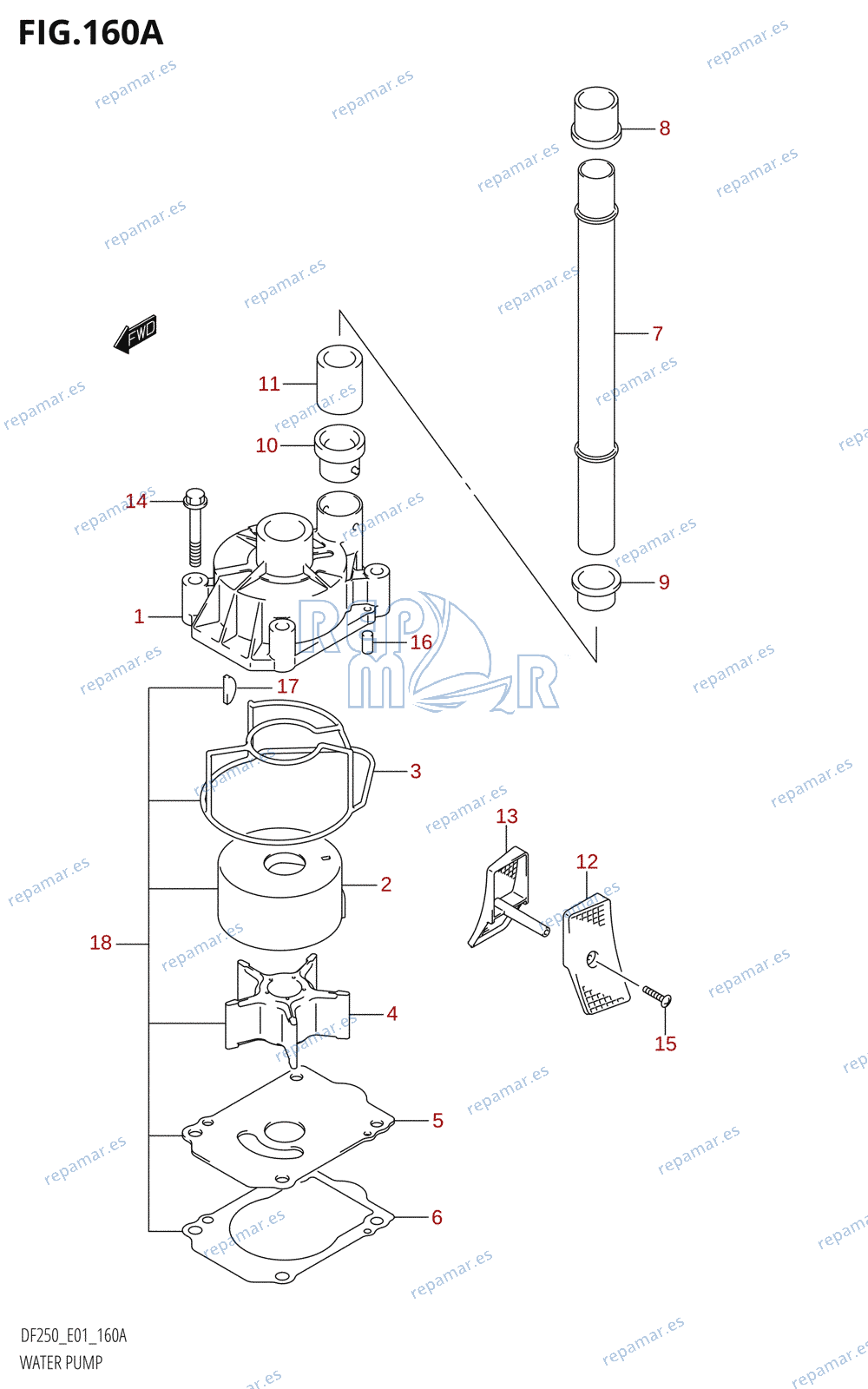 160A - WATER PUMP