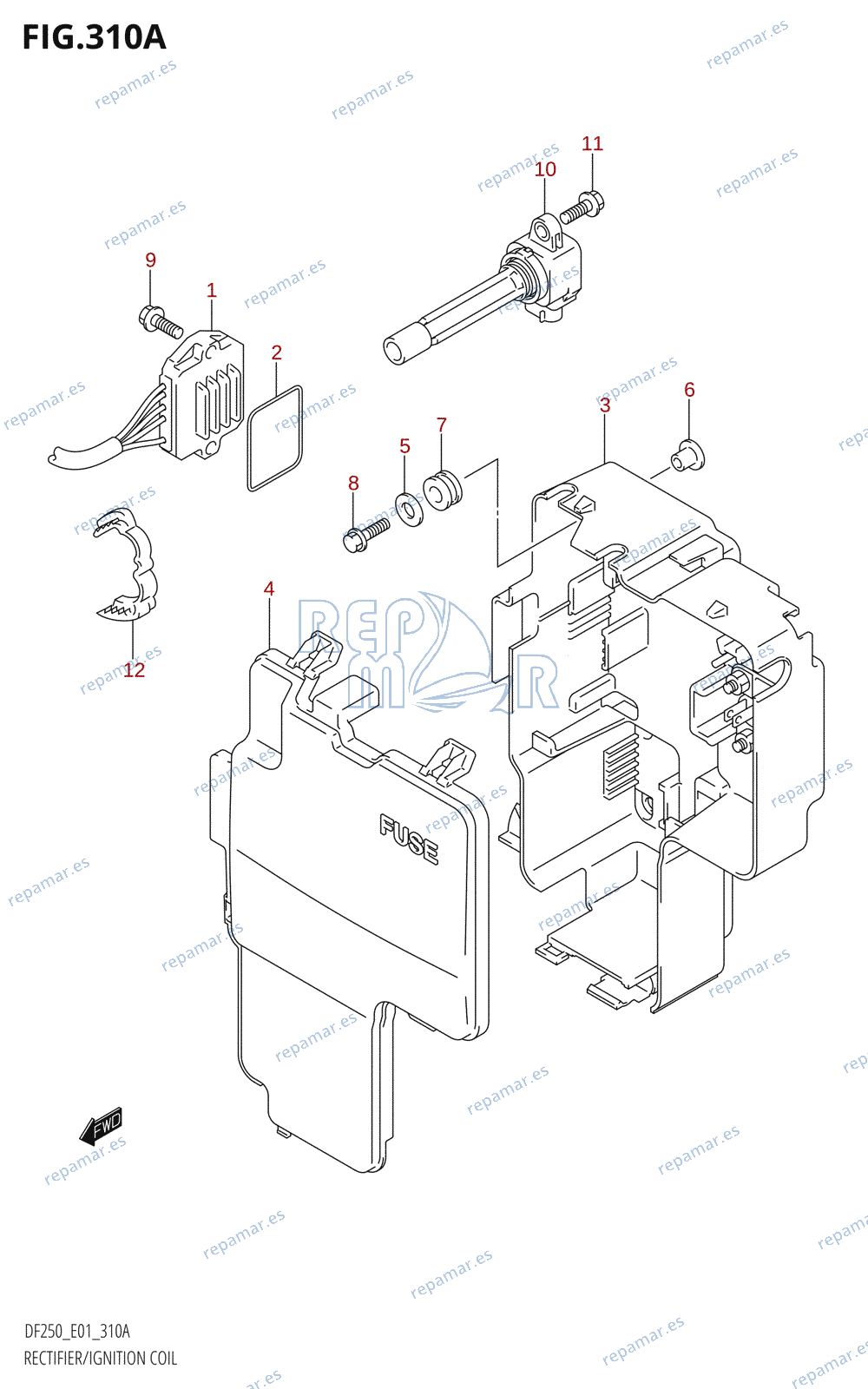 310A - RECTIFIER /​ IGNITION COIL