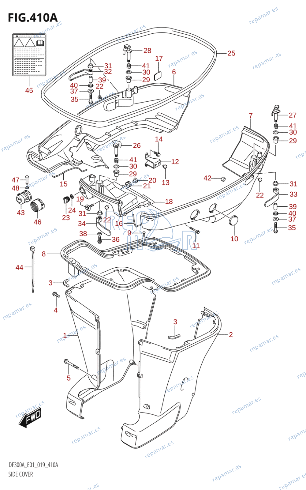 410A - SIDE COVER