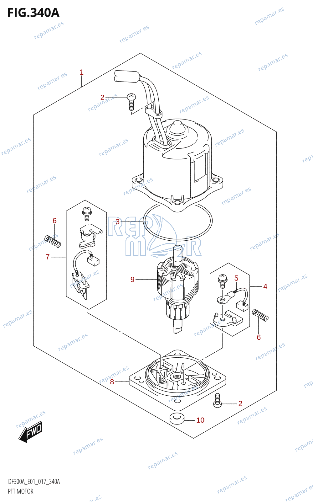 340A - PTT MOTOR