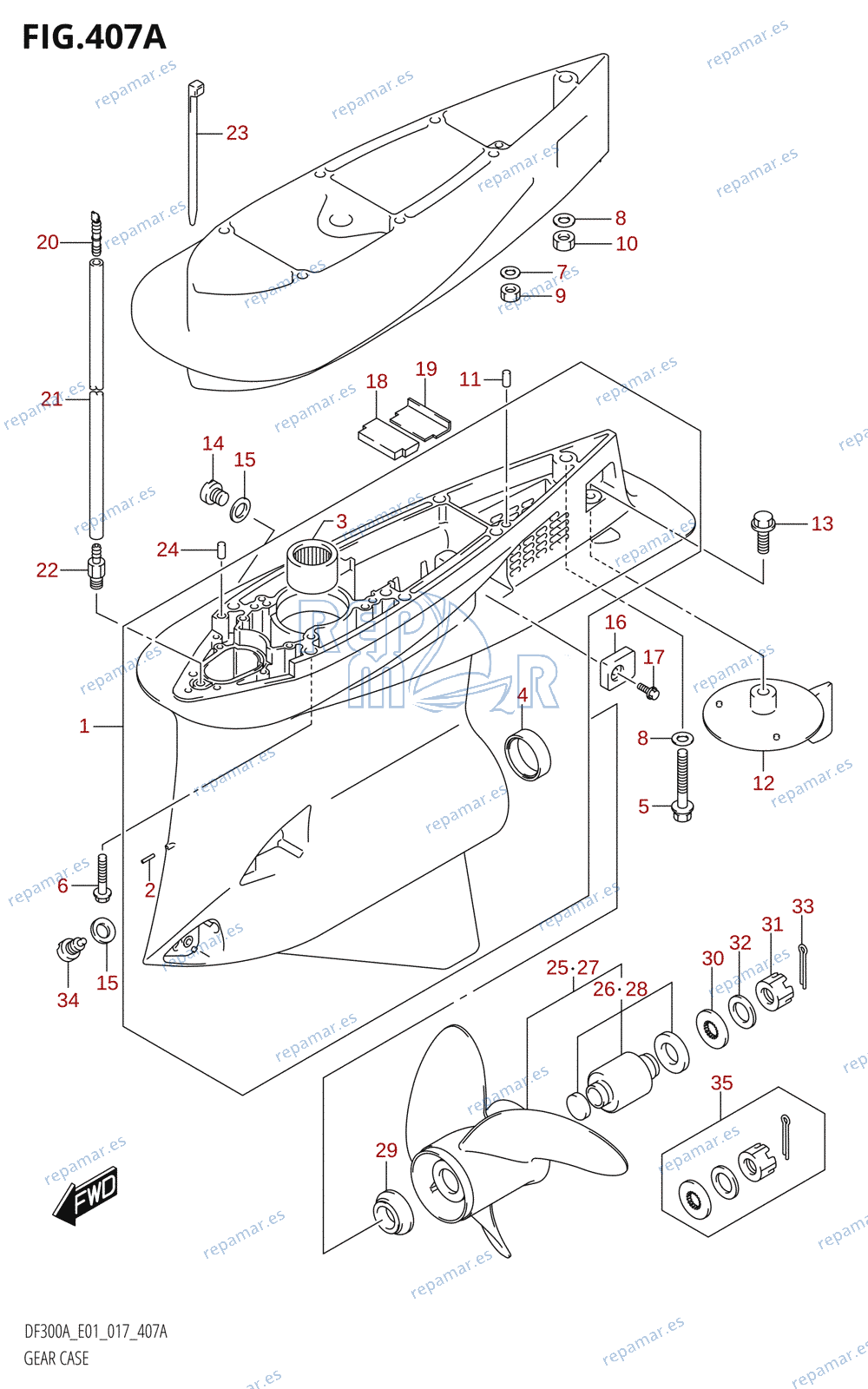 407A - GEAR CASE