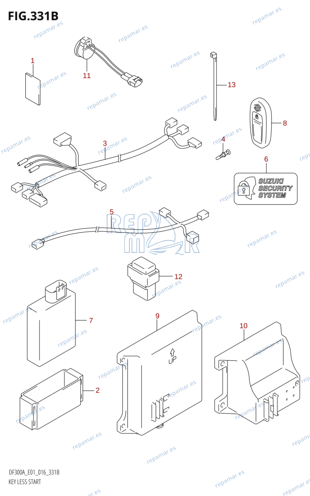 331B - KEY LESS START (DF250A:E01)