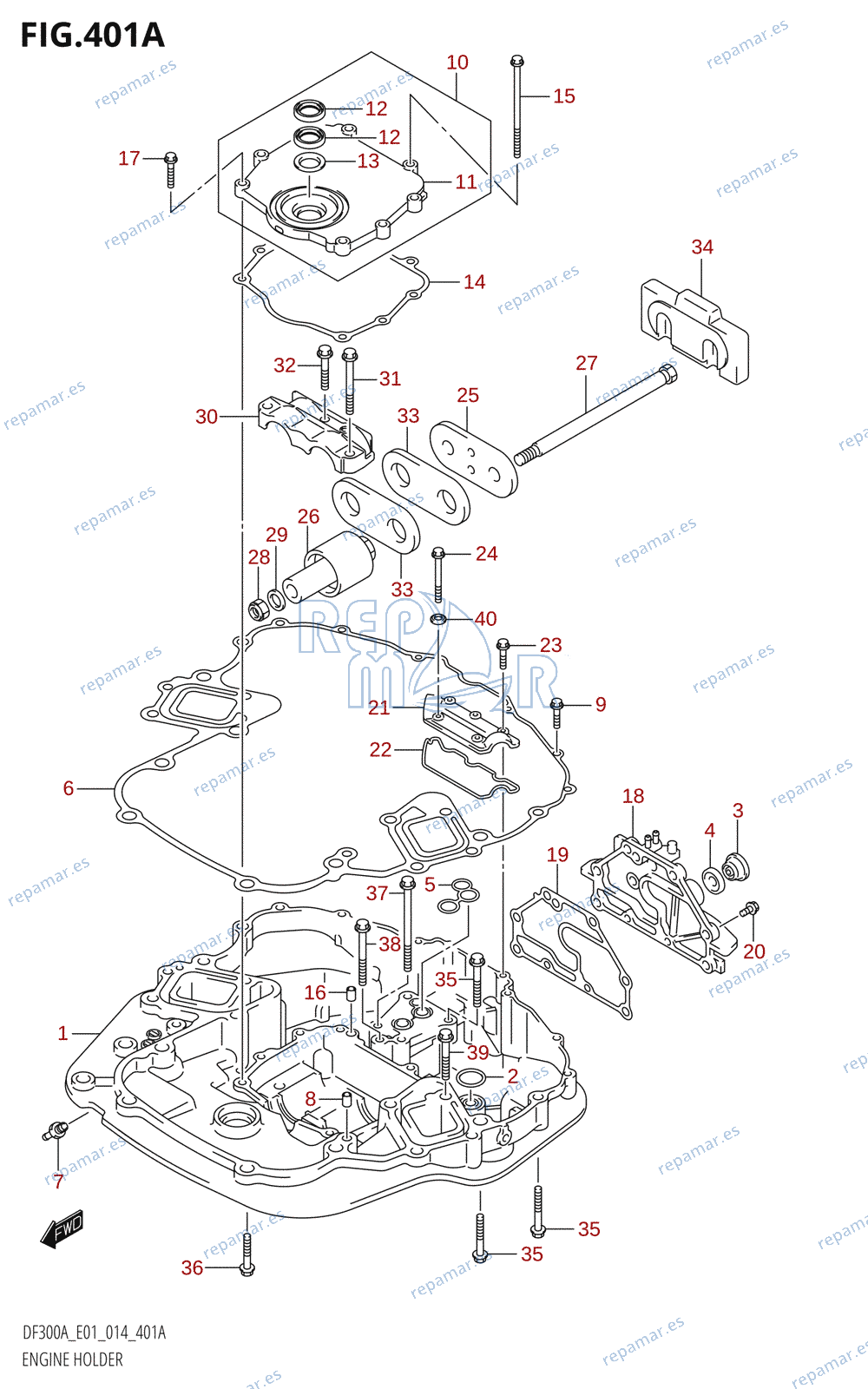 401A - ENGINE HOLDER