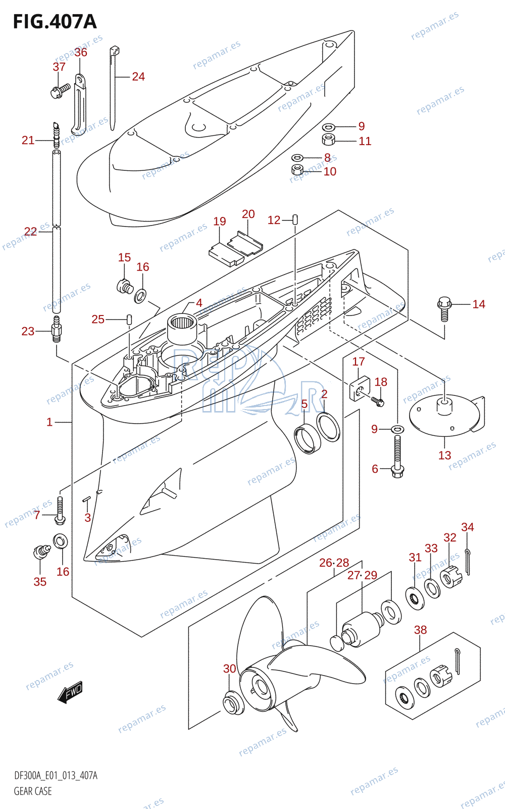 407A - GEAR CASE