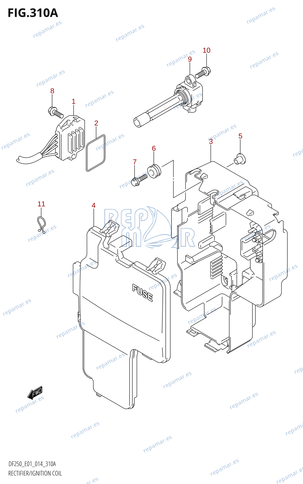 310A - RECTIFIER /​ IGNITION COIL