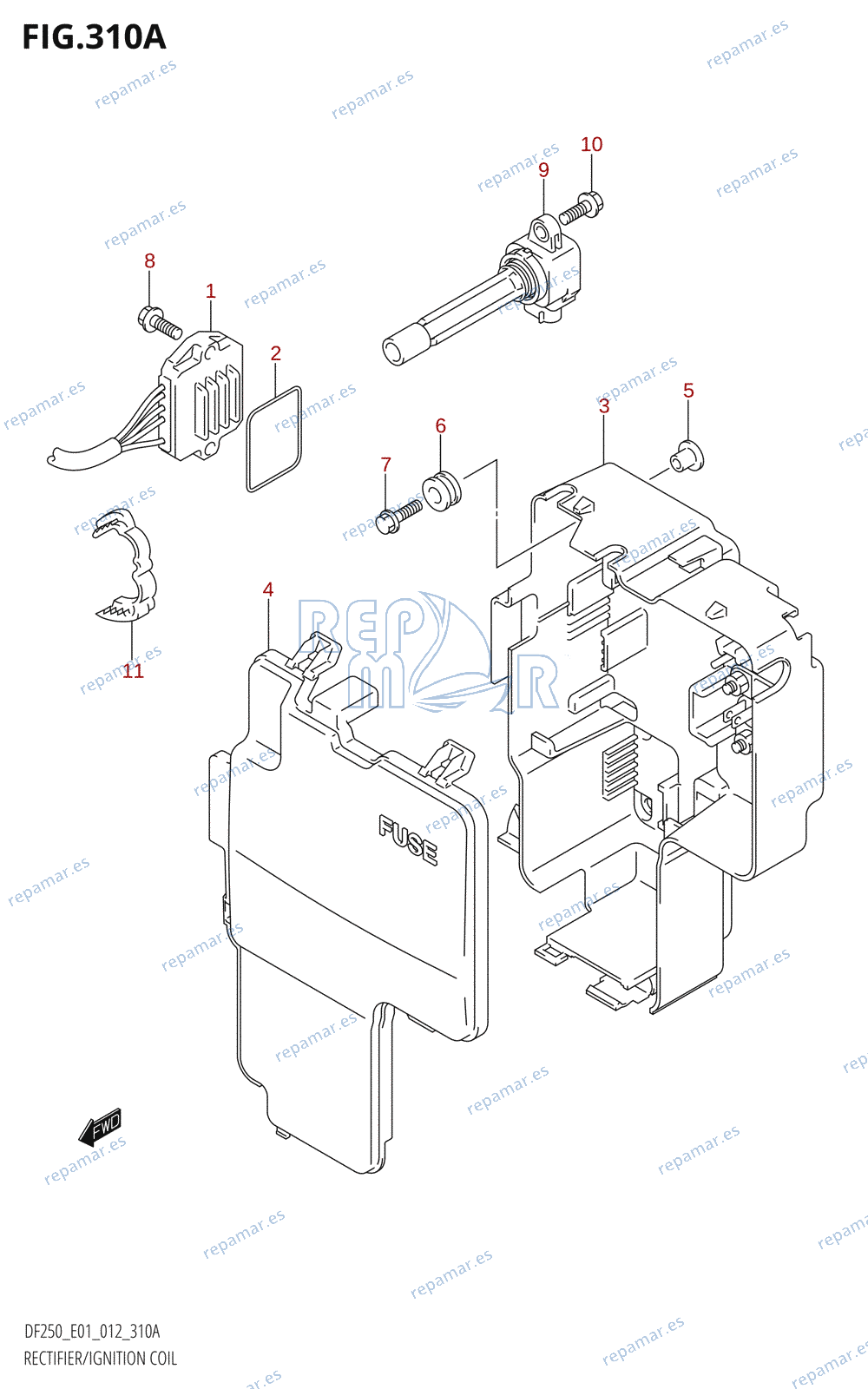 310A - RECTIFIER /​ IGNITION COIL