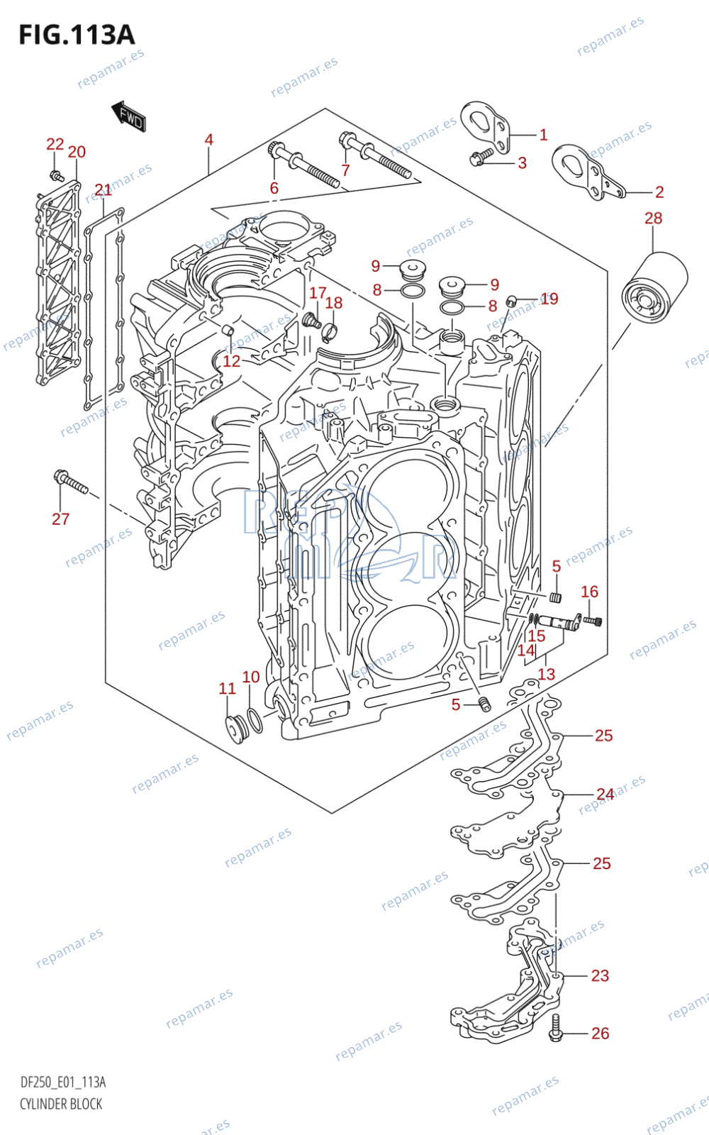 113A - CYLINDER BLOCK