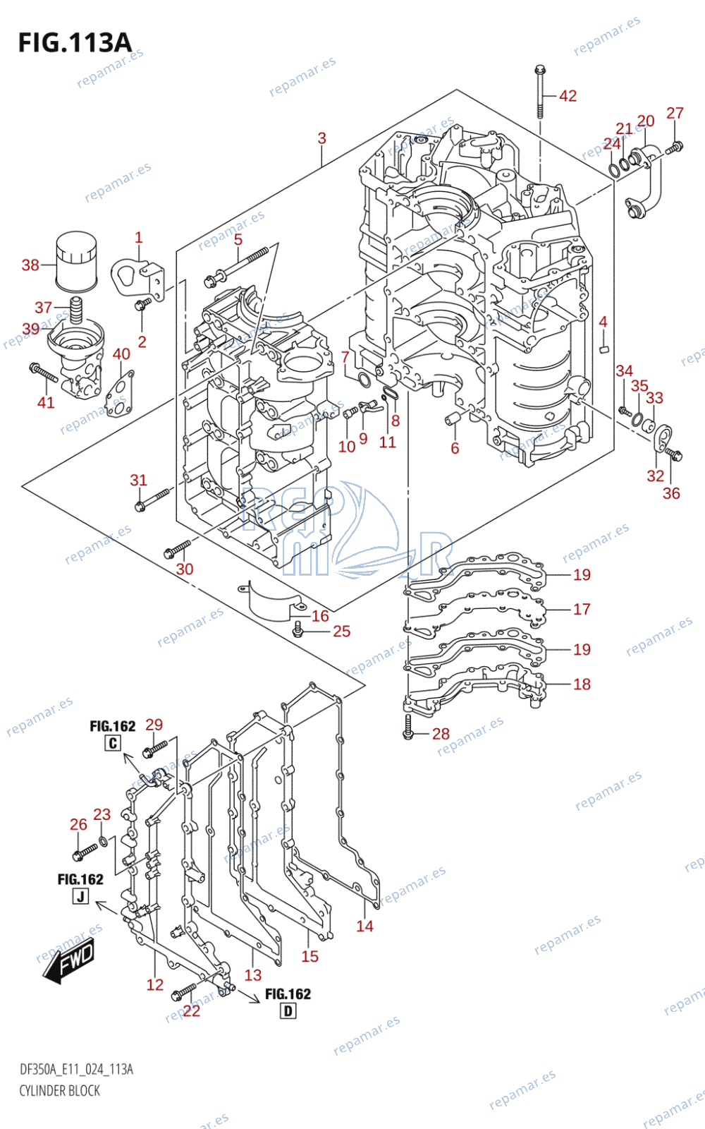 113A - CYLINDER BLOCK