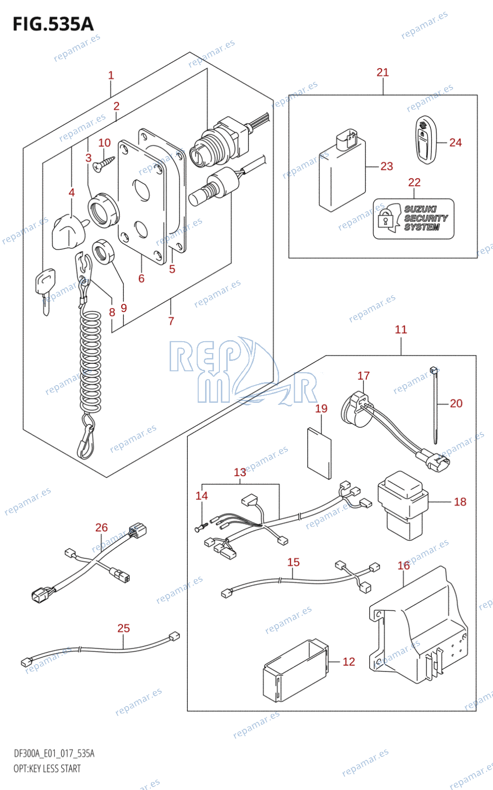 535A - OPT:KEY LESS START (DF300A:E01)