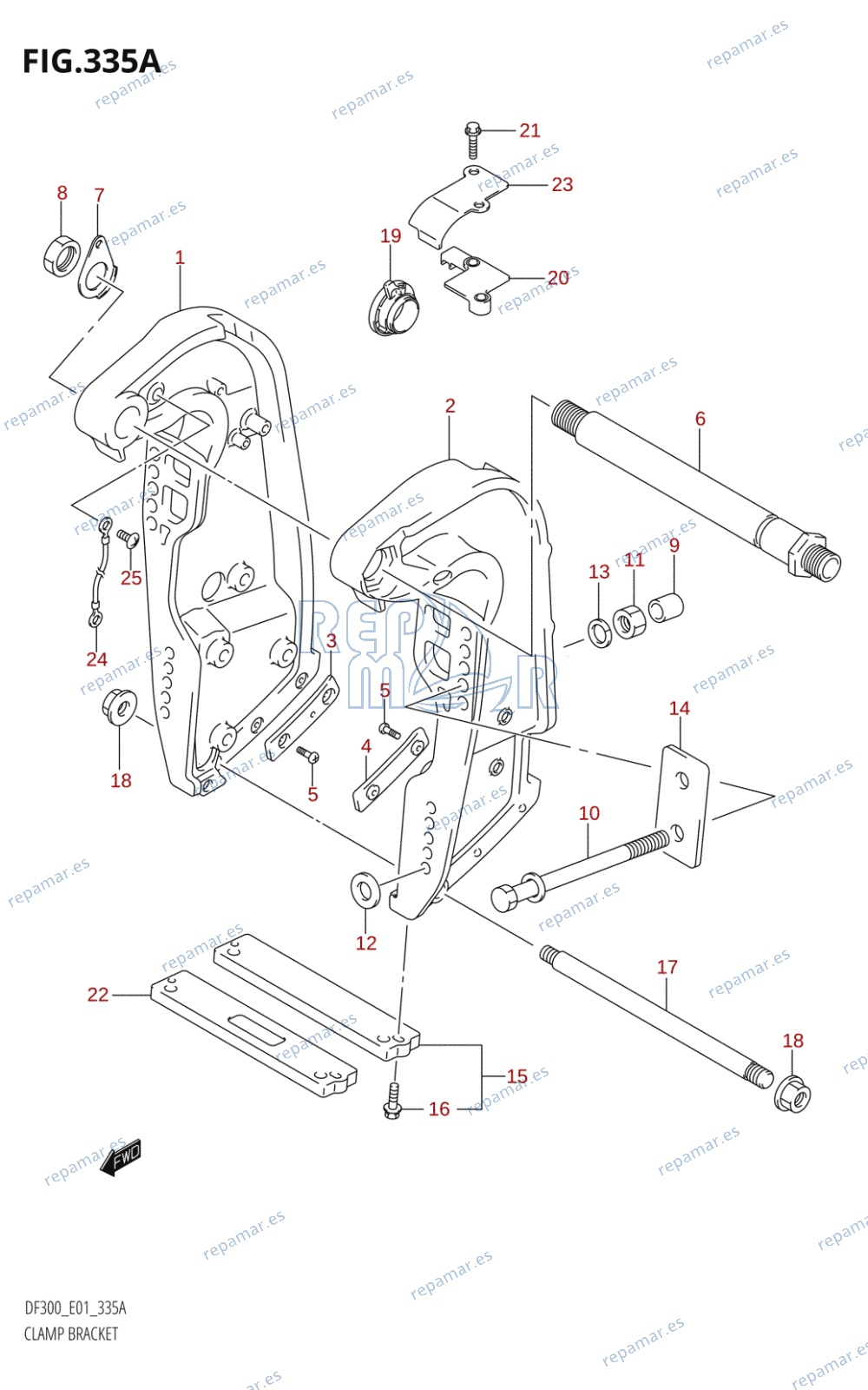 335A - CLAMP BRACKET