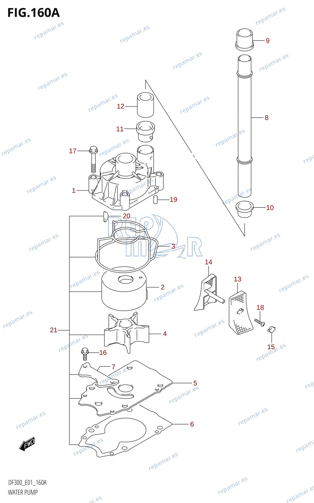 160A - WATER PUMP