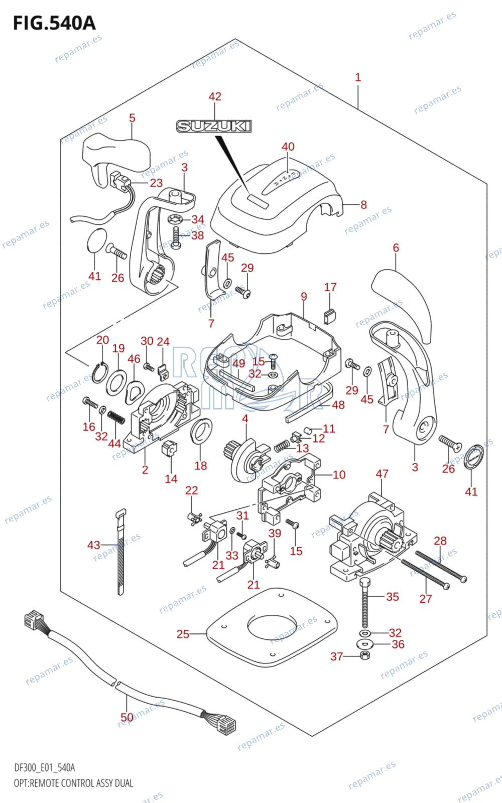 540A - OPT:REMOTE CONTROL ASSY DUAL (K7)