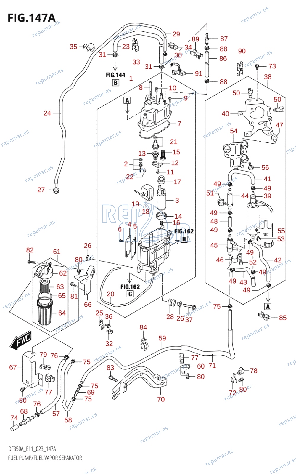 147A - FUEL PUMP /​ FUEL VAPOR SEPARATOR (E01,E03,E11)