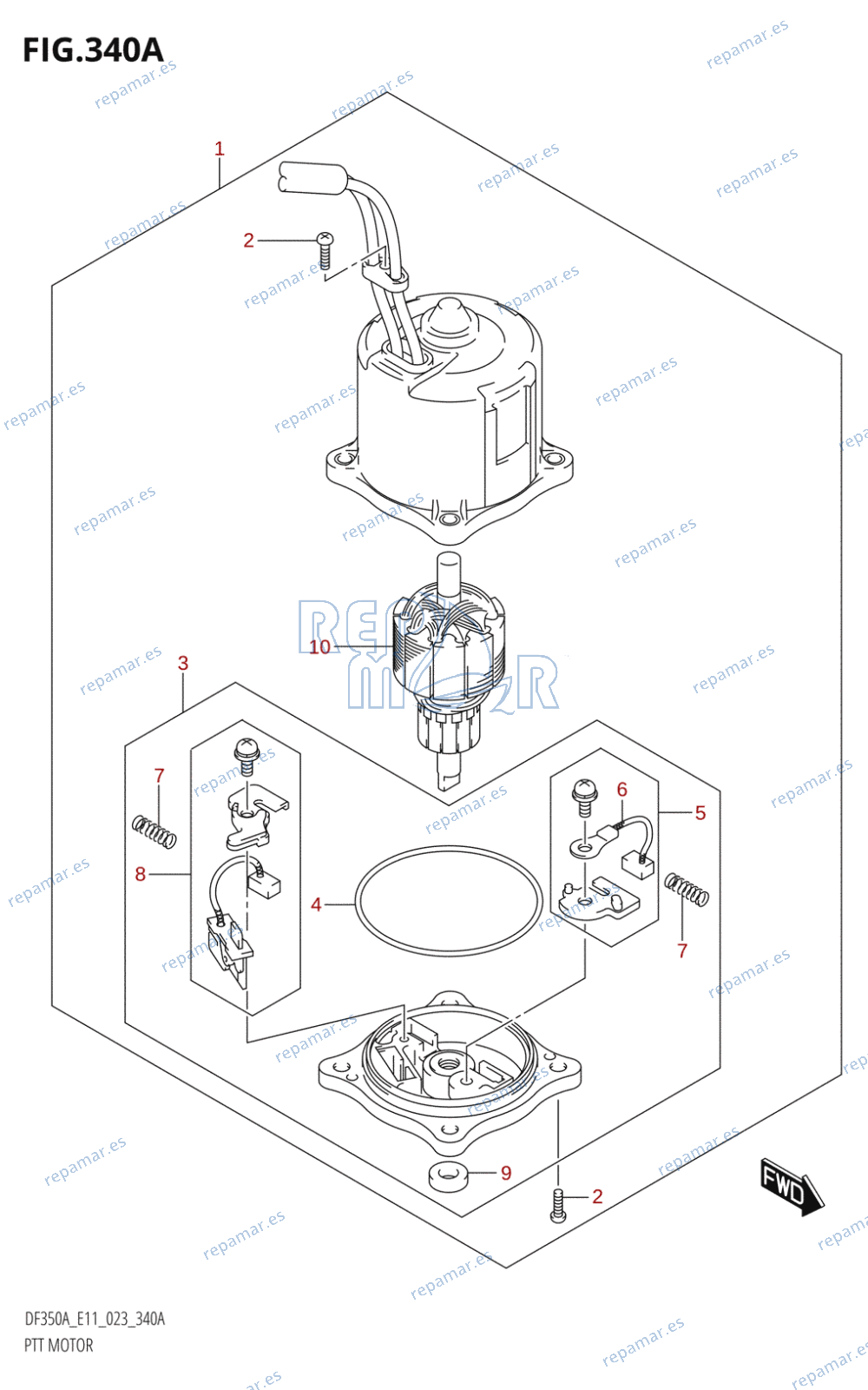 340A - PTT MOTOR (DF350A,DF325A,DF300B)