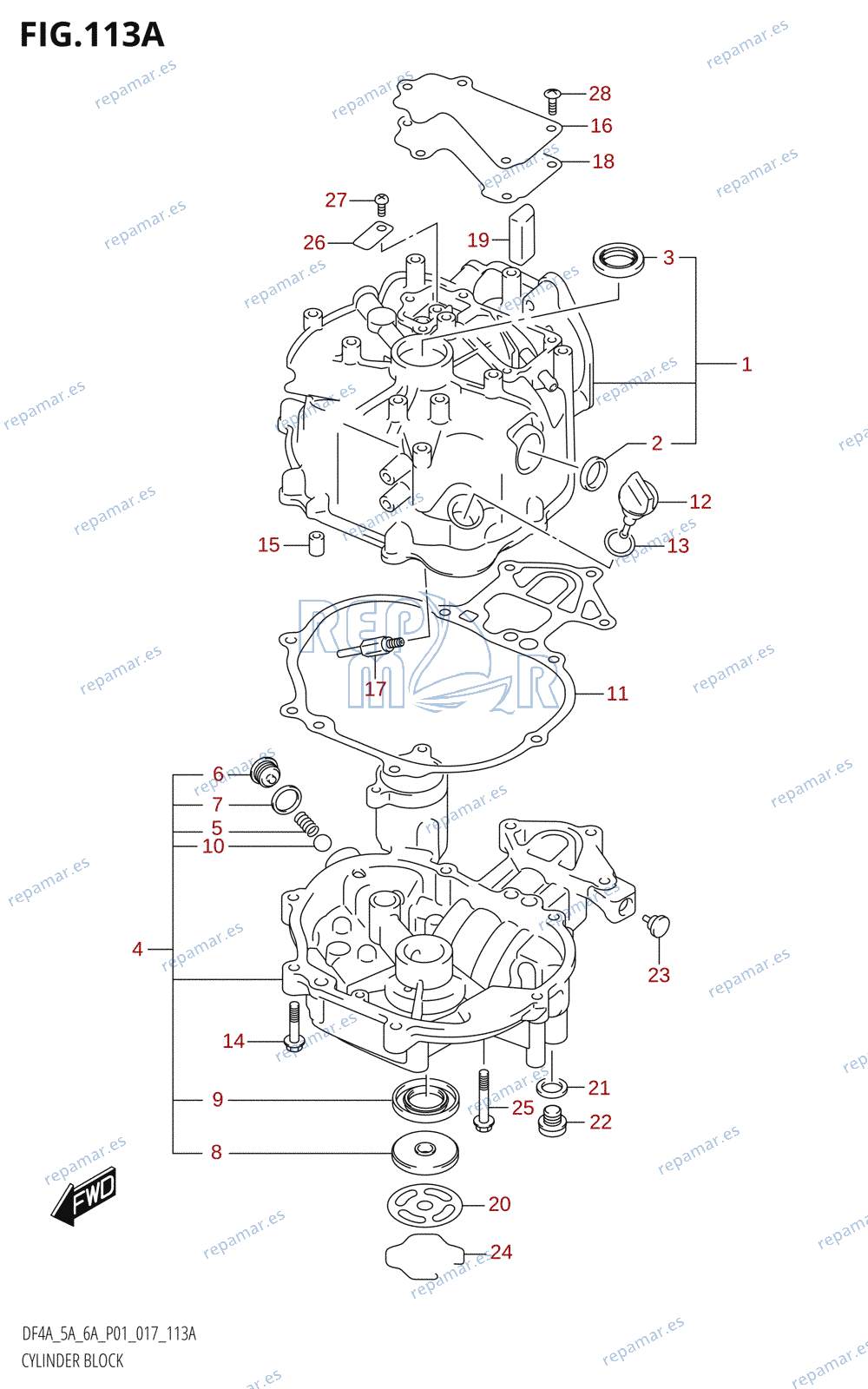 113A - CYLINDER BLOCK