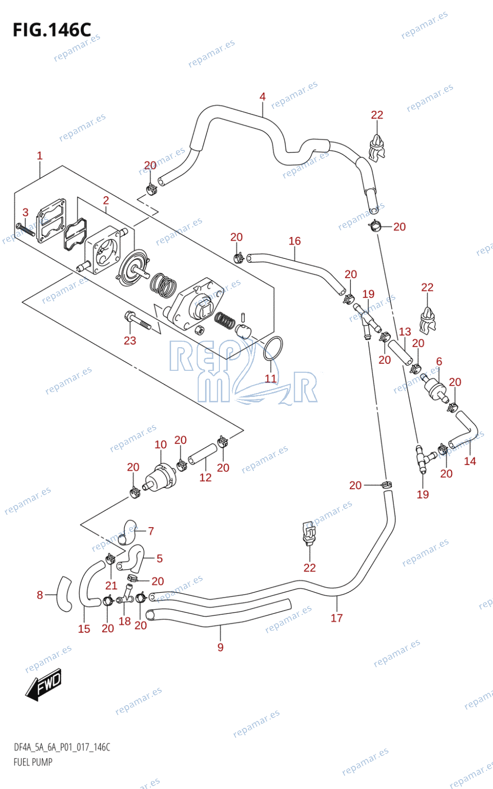 146C - FUEL PUMP (DF6A:P01)