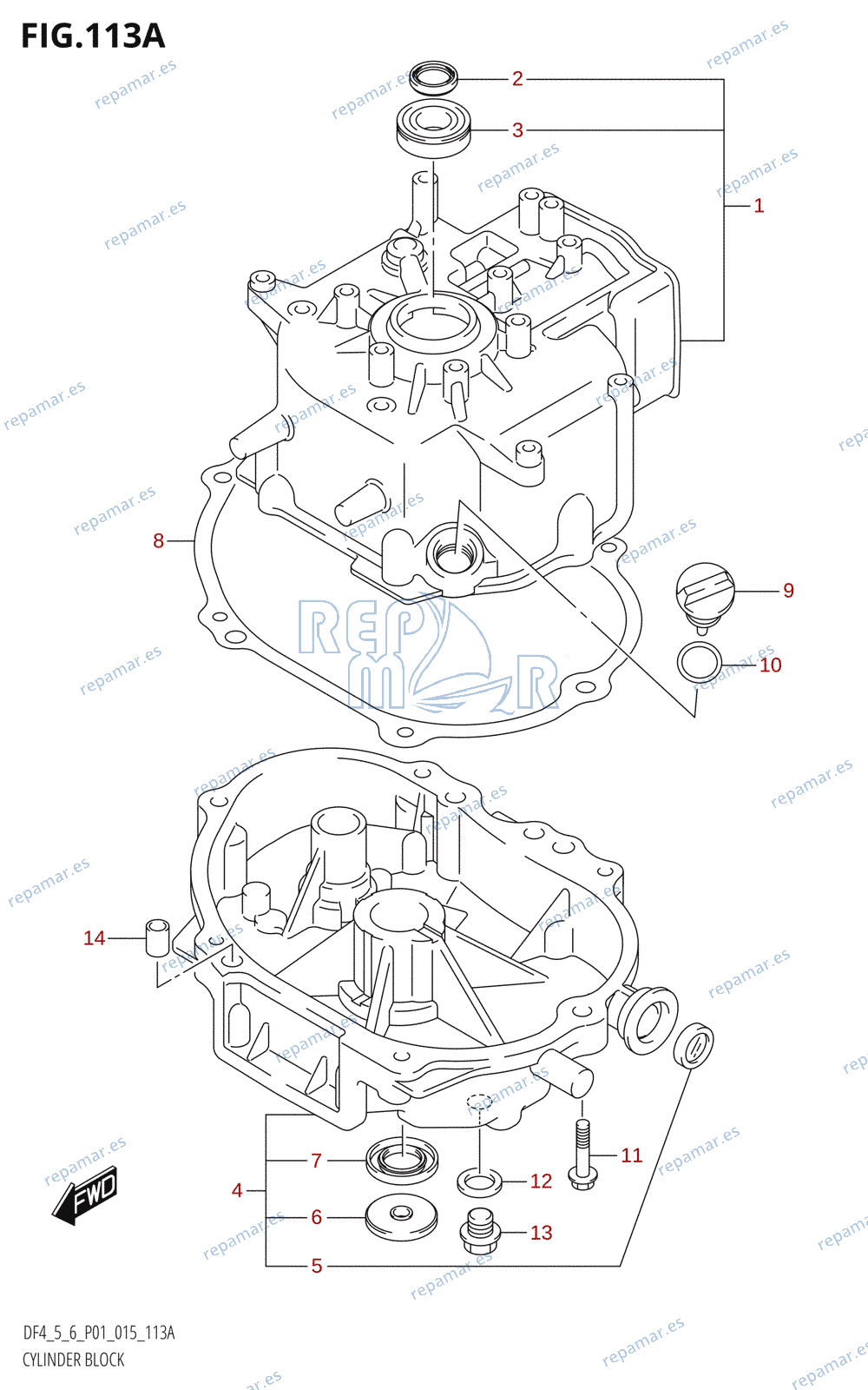 113A - CYLINDER BLOCK