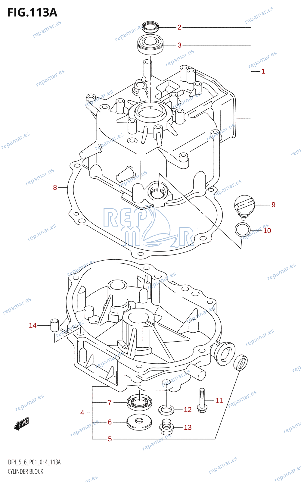 113A - CYLINDER BLOCK