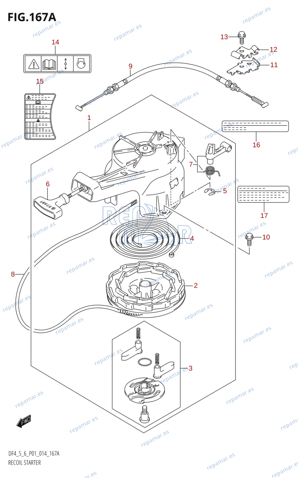 167A - RECOIL STARTER