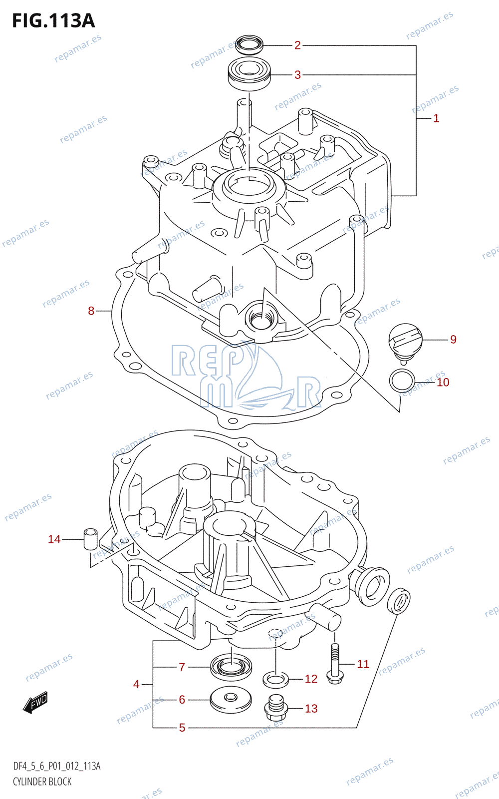 113A - CYLINDER BLOCK