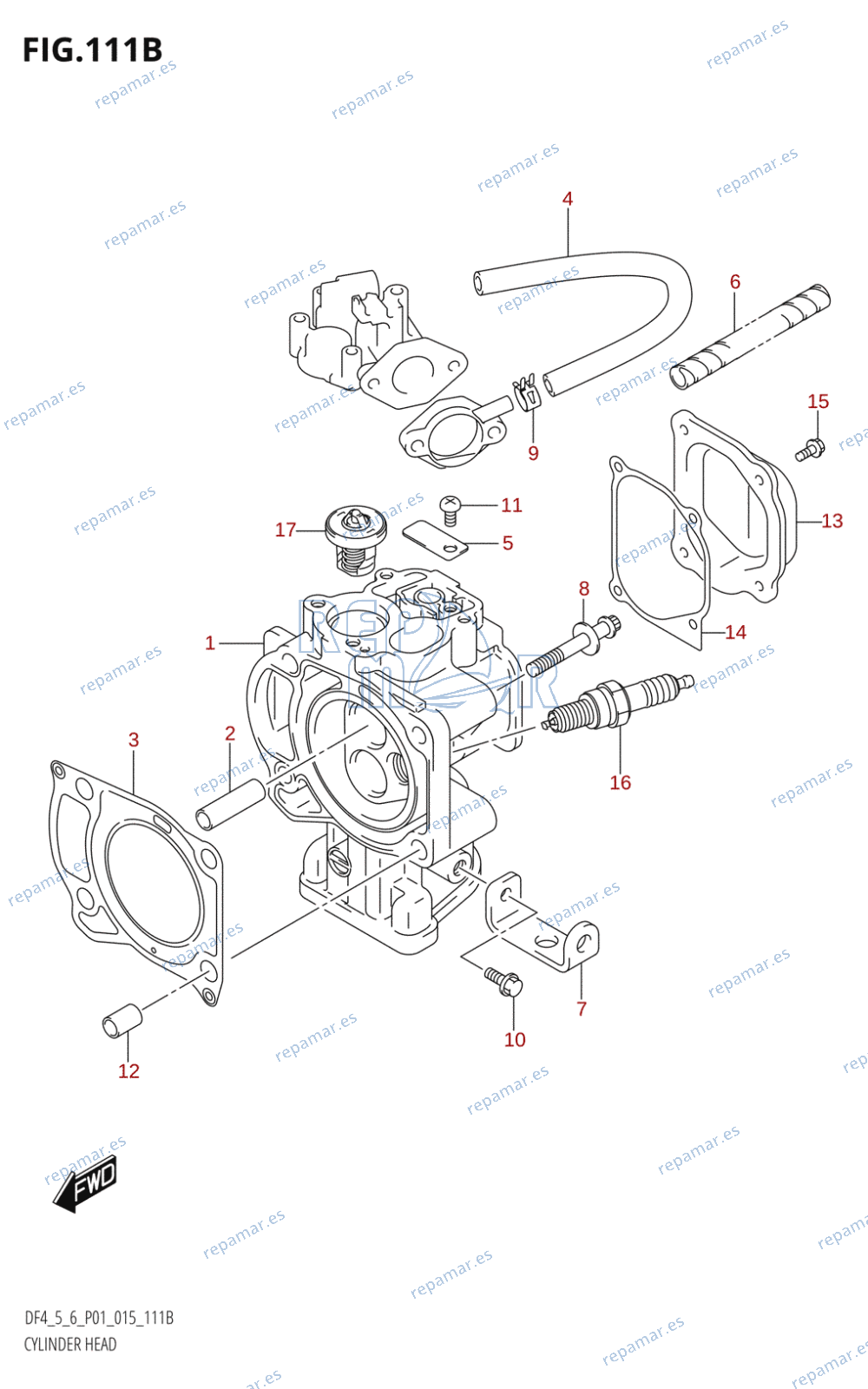 111B - CYLINDER HEAD (DF5:P01)