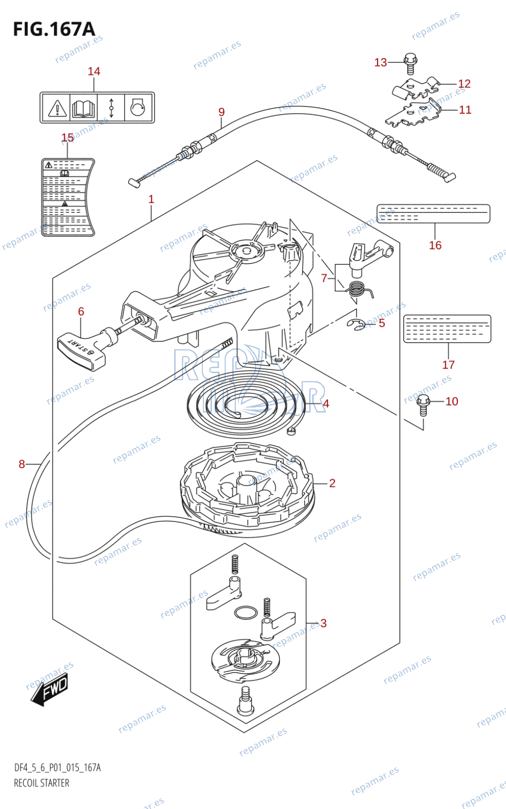 167A - RECOIL STARTER