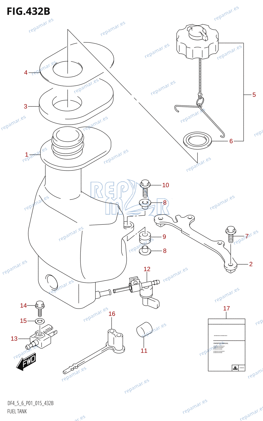 432B - FUEL TANK (DF5:P01)