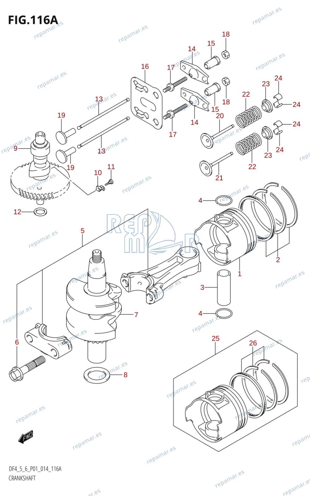 116A - CRANKSHAFT