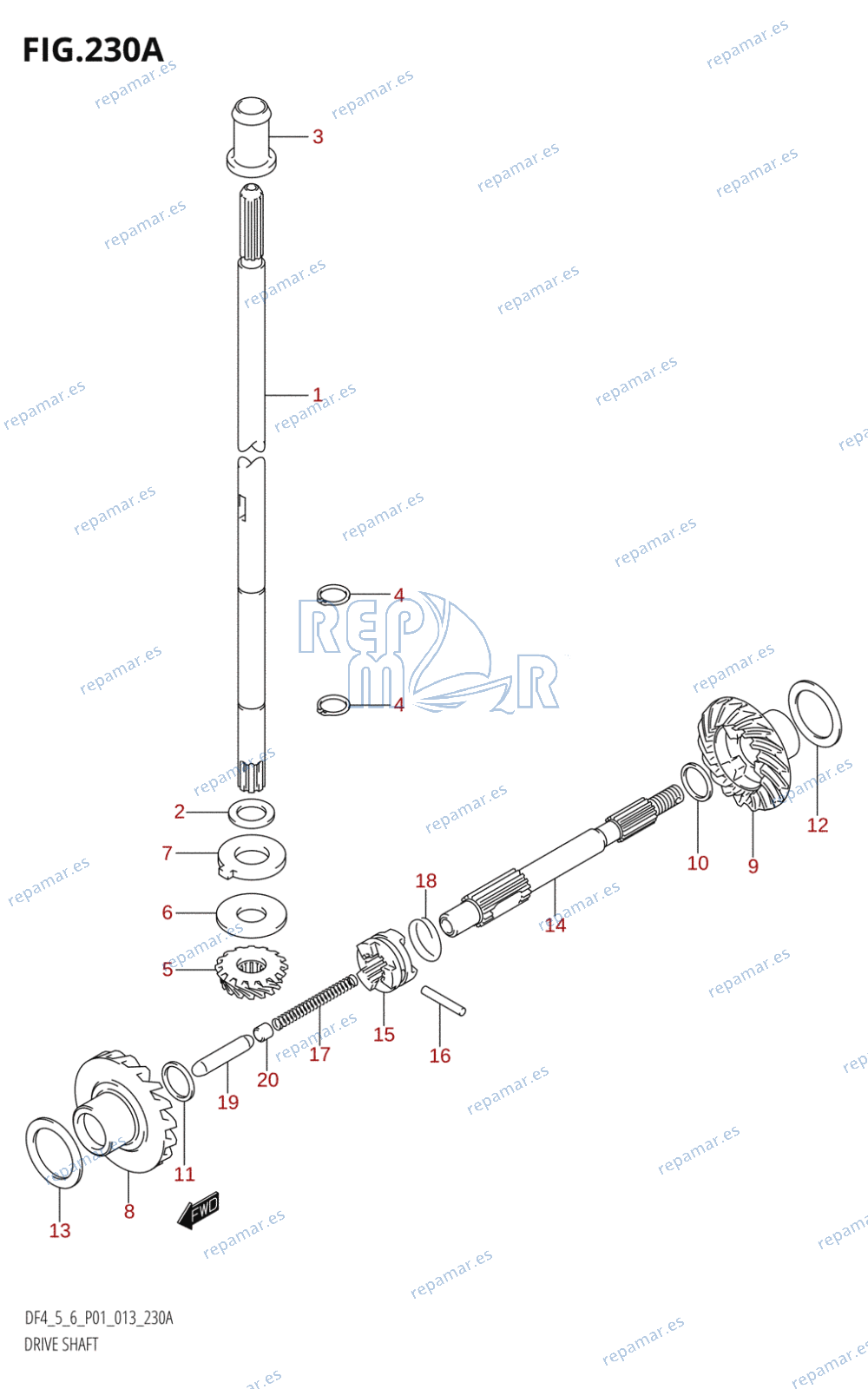 230A - DRIVE SHAFT