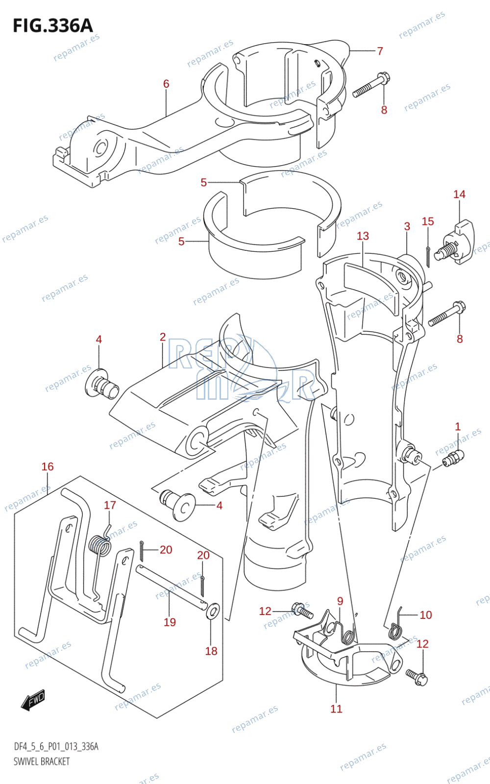 336A - SWIVEL BRACKET