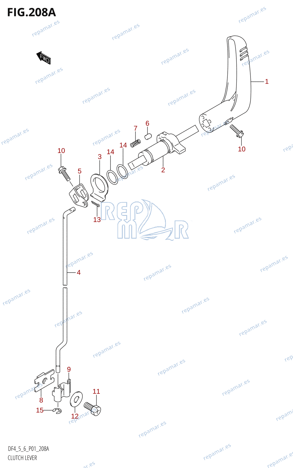 208A - CLUTCH LEVER