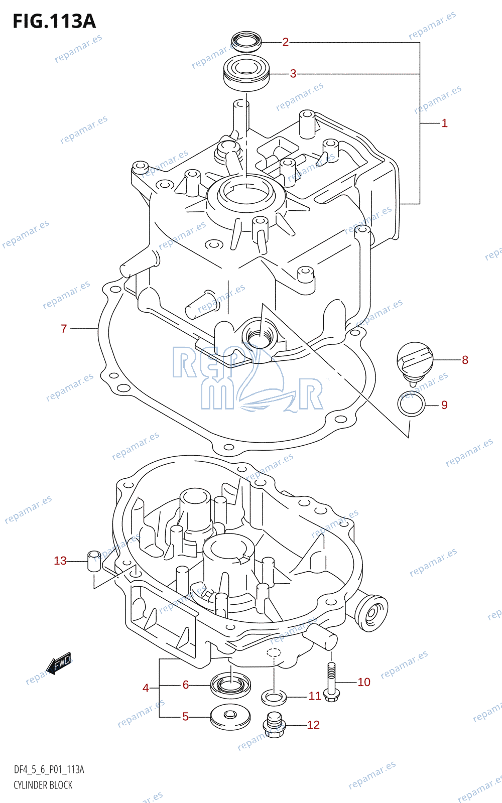 113A - CYLINDER BLOCK