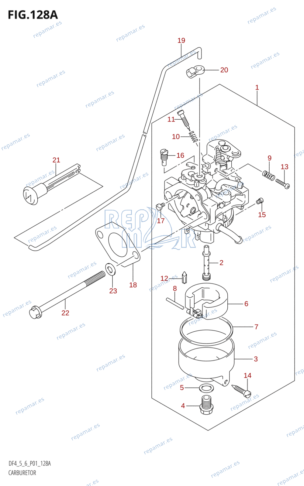 128A - CARBURETOR (K2,K3,K4)