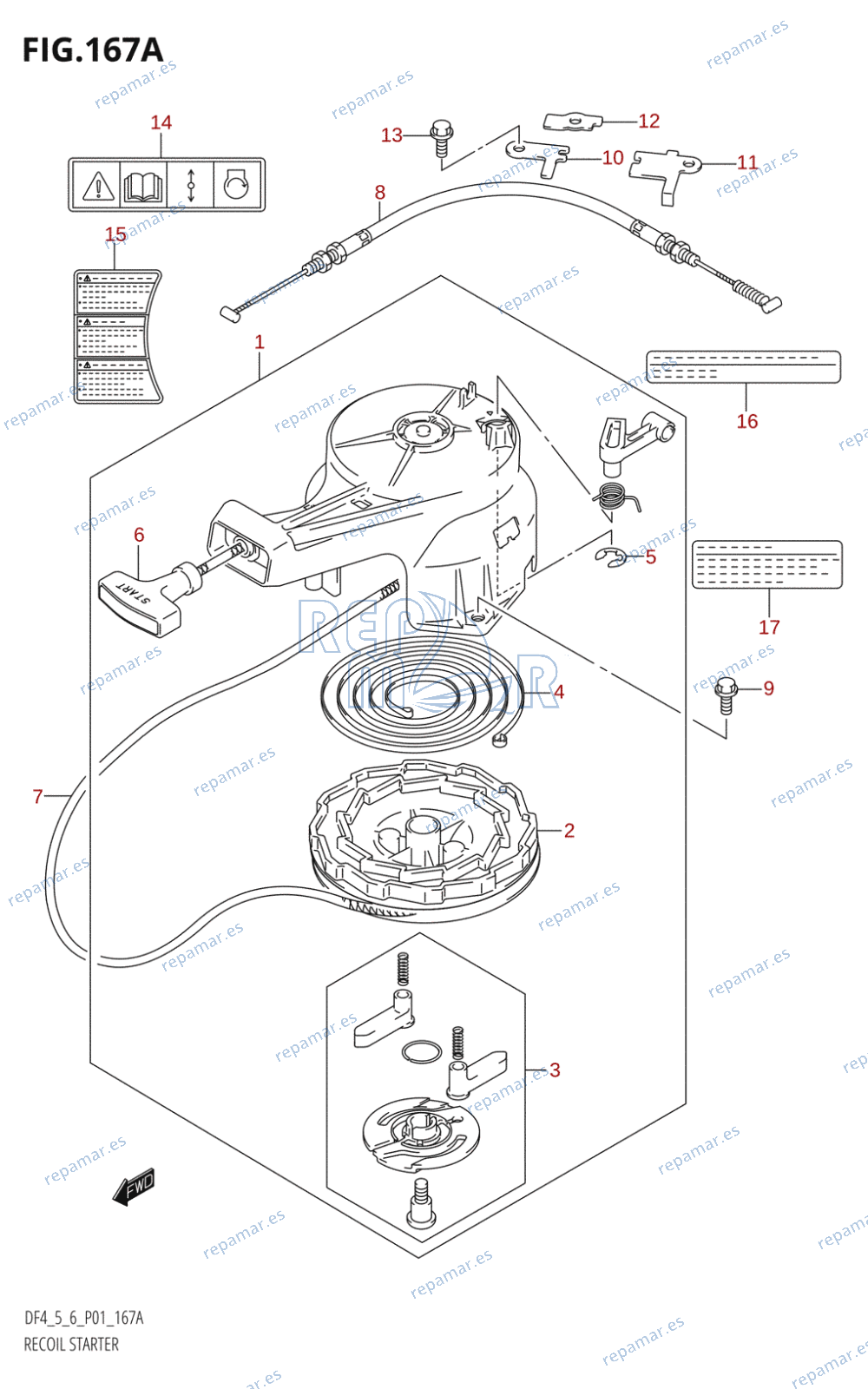 167A - RECOIL STARTER