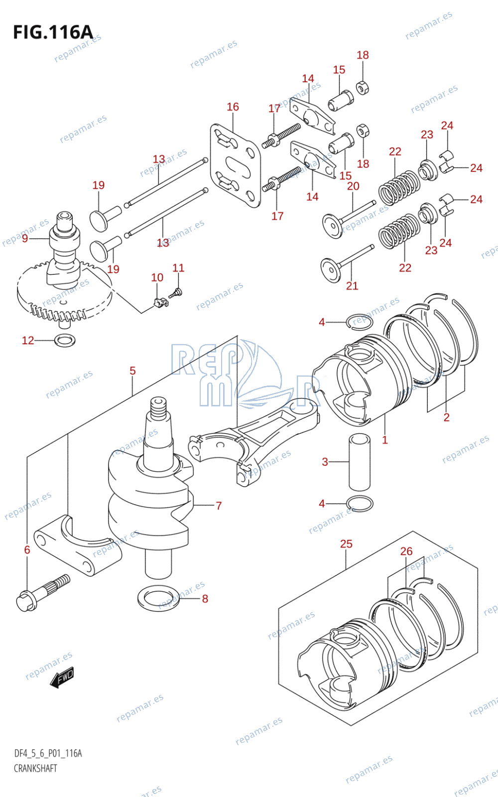 116A - CRANKSHAFT