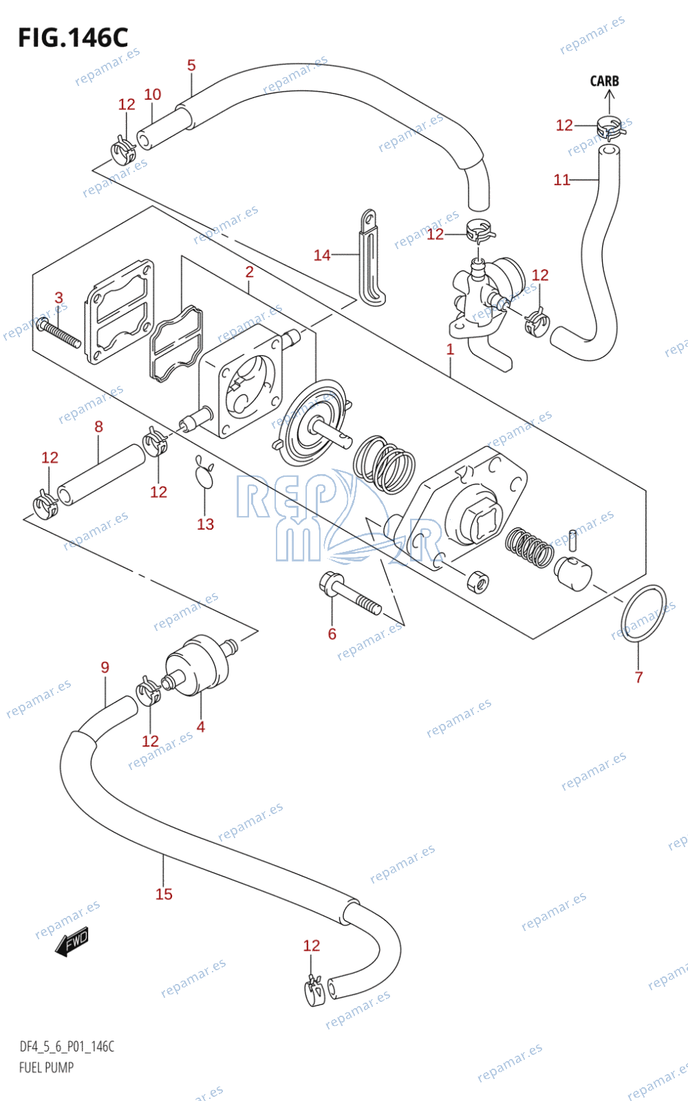 146C - FUEL PUMP (DF4:(K5,K6,K7,K8,K9,K10,011))