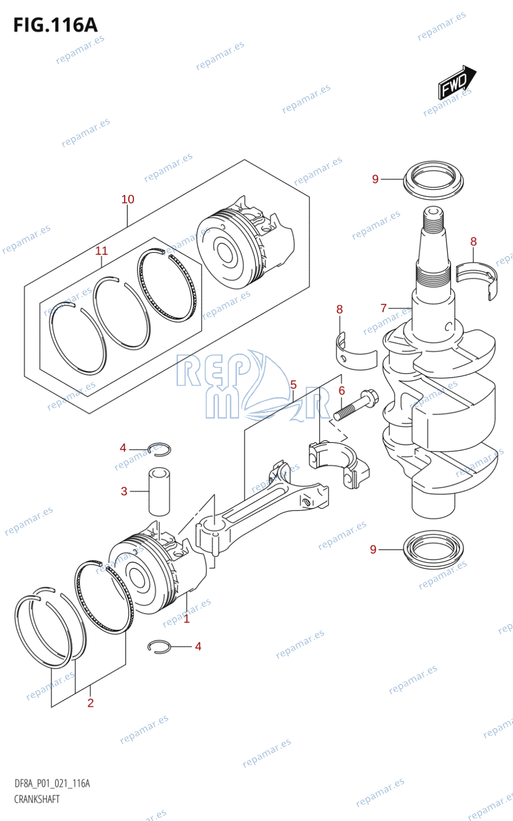 116A - CRANKSHAFT