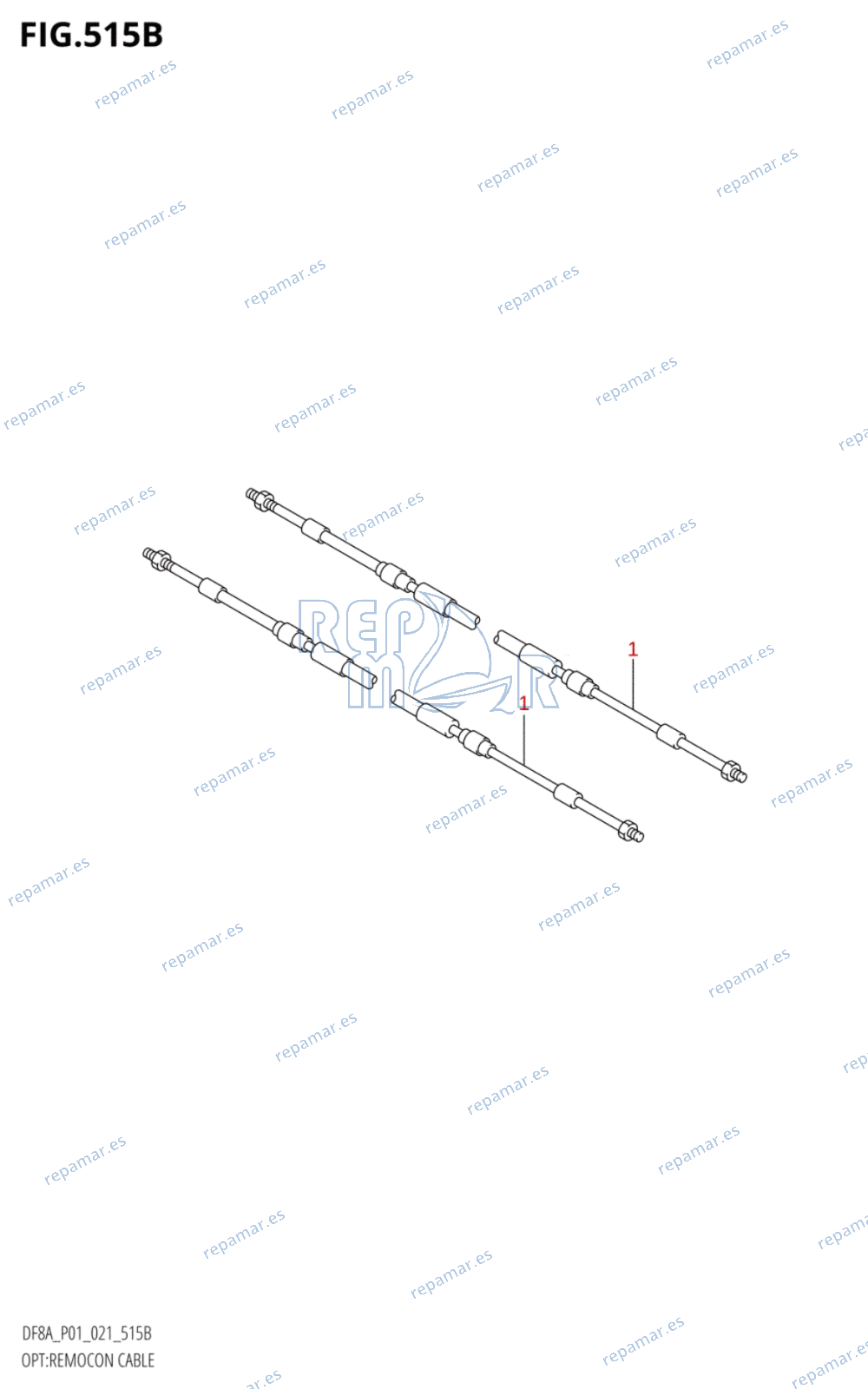 515B - OPT:REMOCON CABLE (DF8AR)