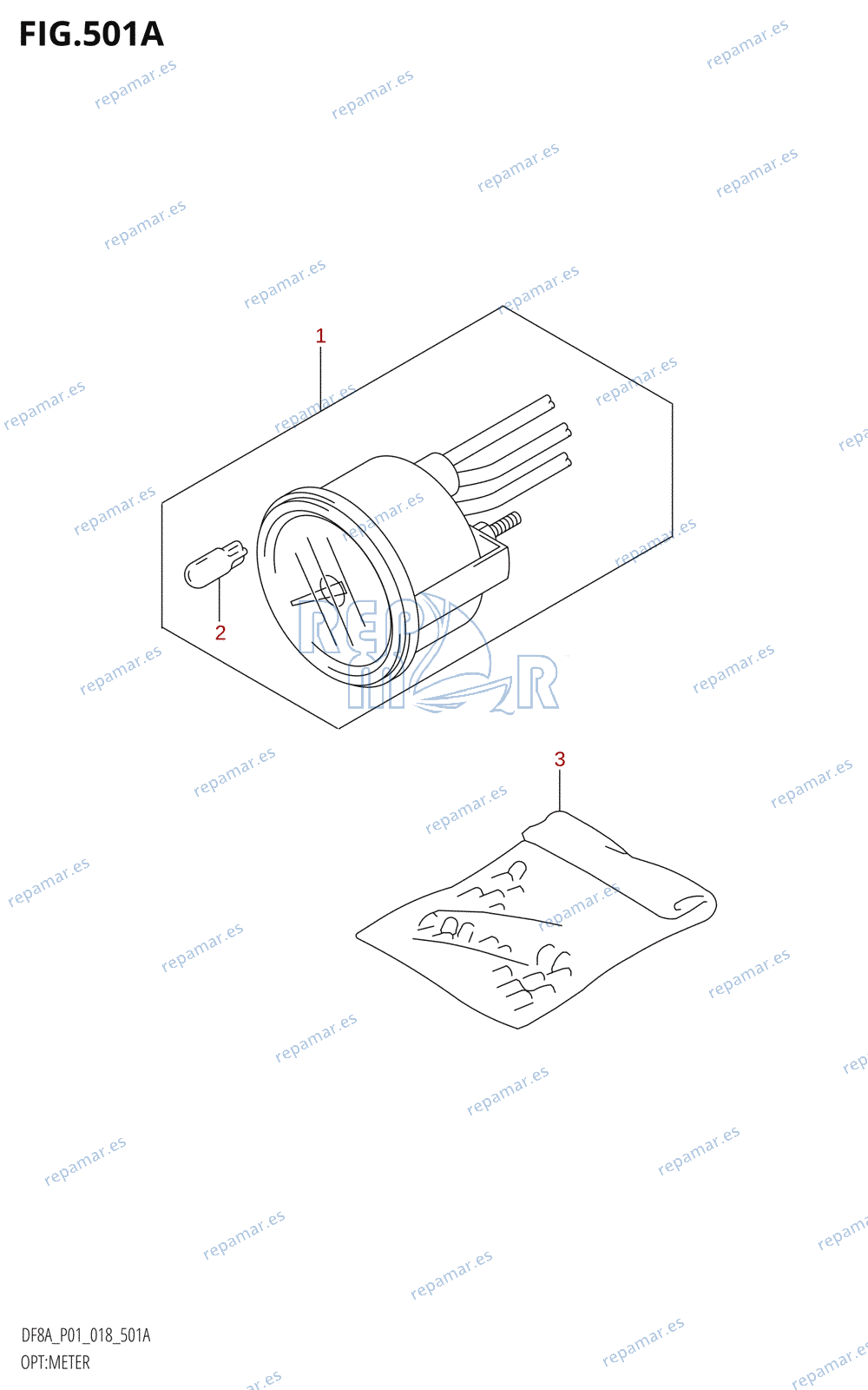 501A - OPT:METER (DF8AR,DF9.9AR)