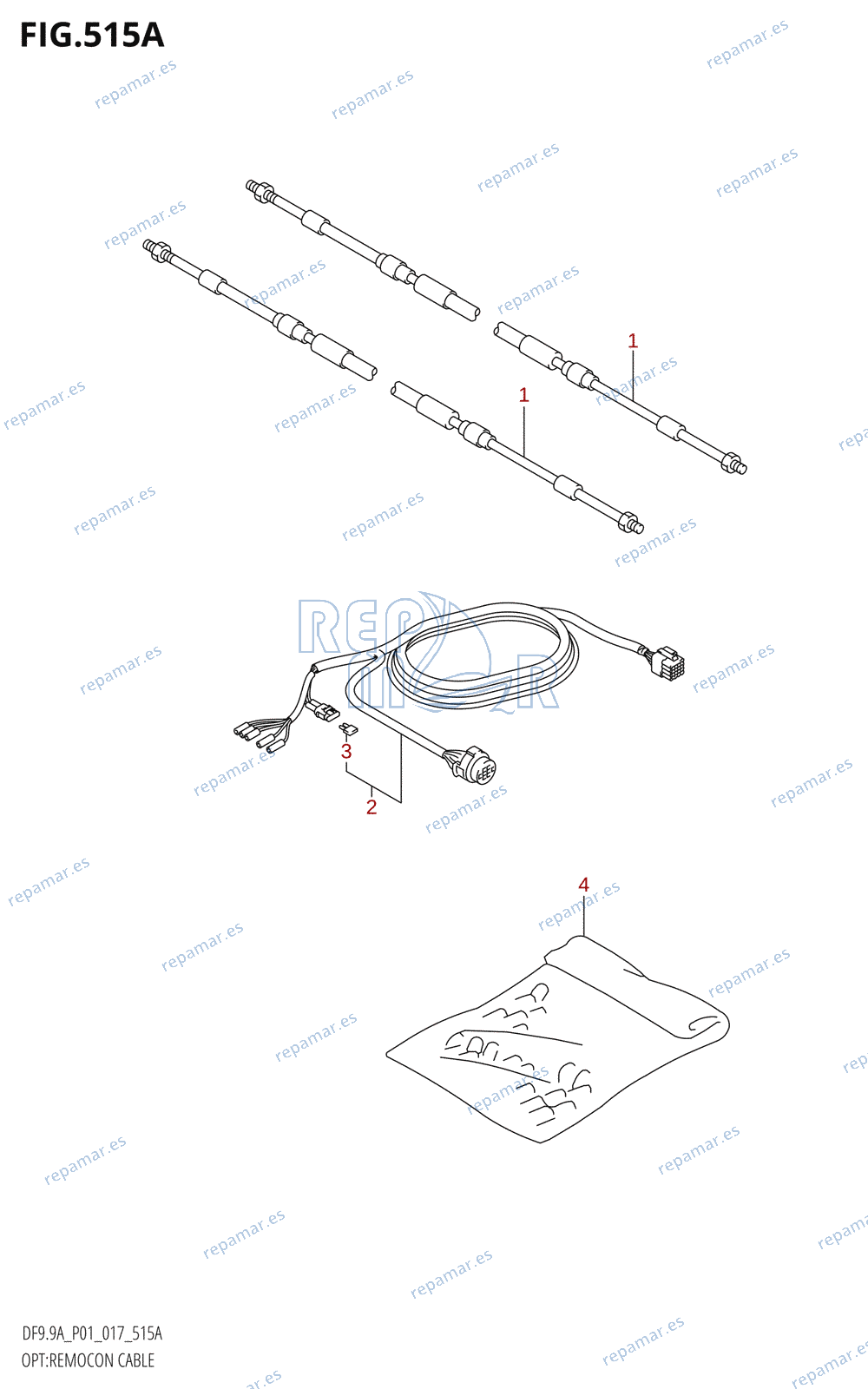 515A - OPT:REMOCON CABLE (DF8A:P01)