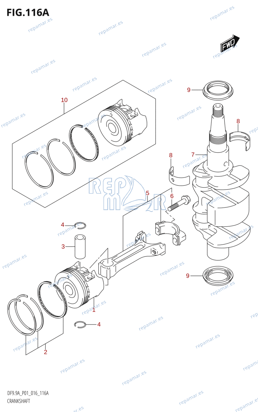 116A - CRANKSHAFT