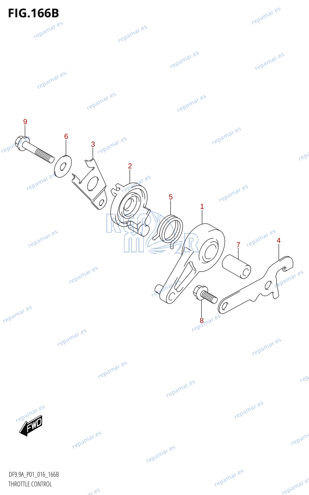 166B - THROTTLE CONTROL (DF8AR:P01)