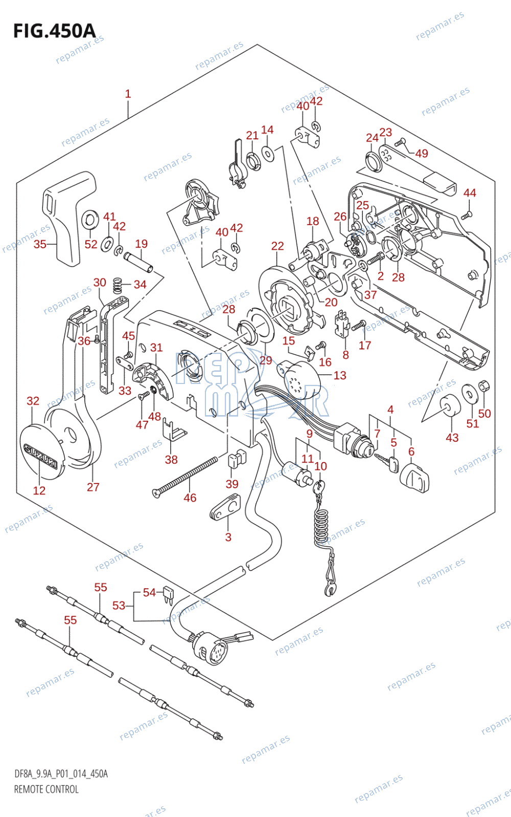 450A - REMOTE CONTROL (DF8AR:P01)