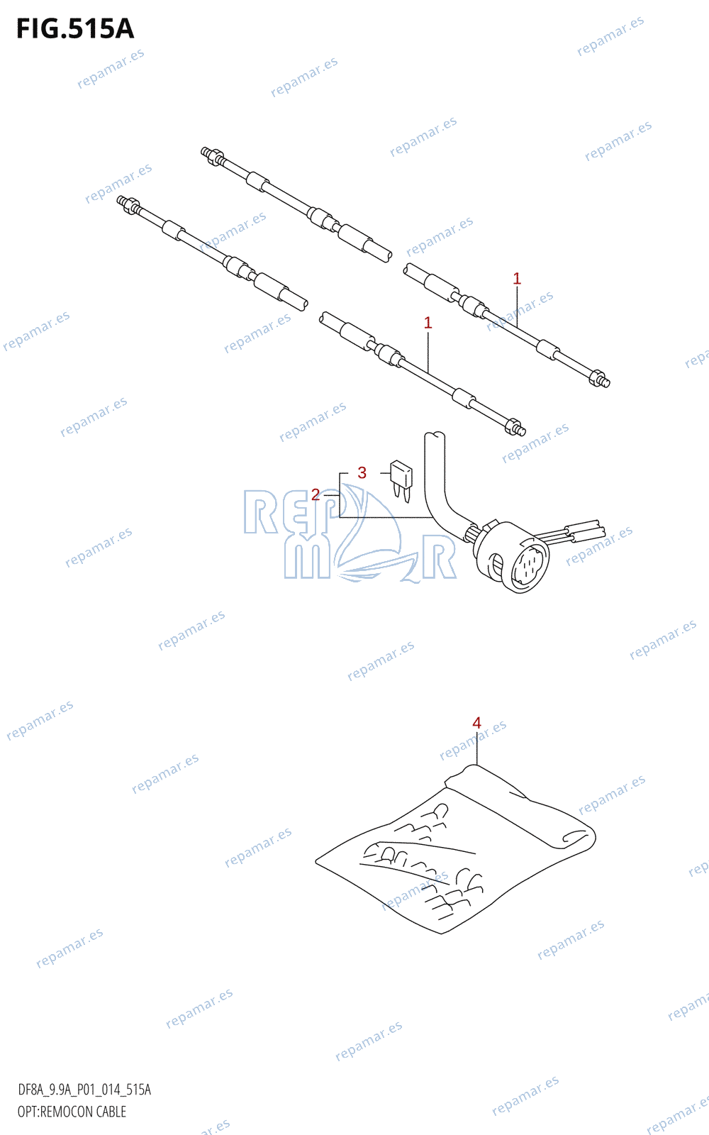 515A - OPT:REMOCON CABLE (DF8A:P01)