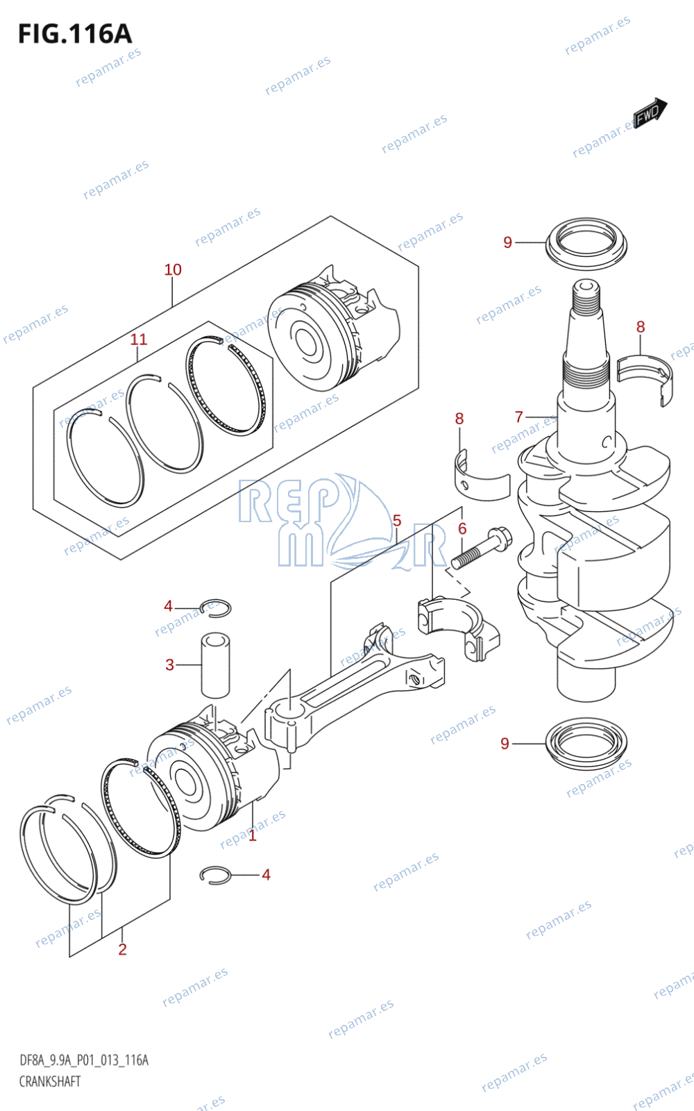 116A - CRANKSHAFT