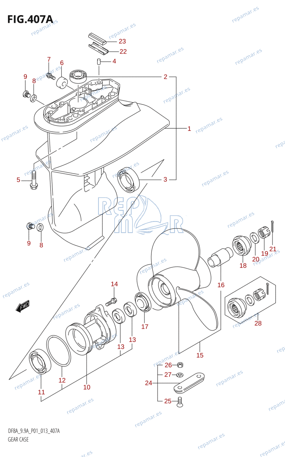 407A - GEAR CASE