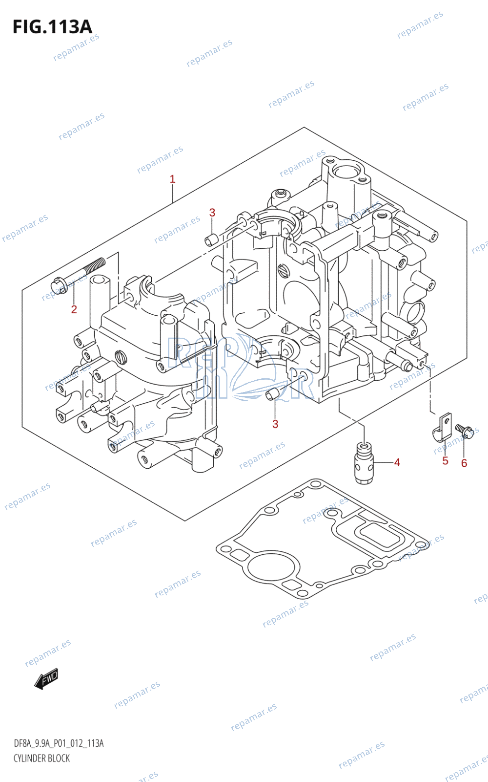 113A - CYLINDER BLOCK