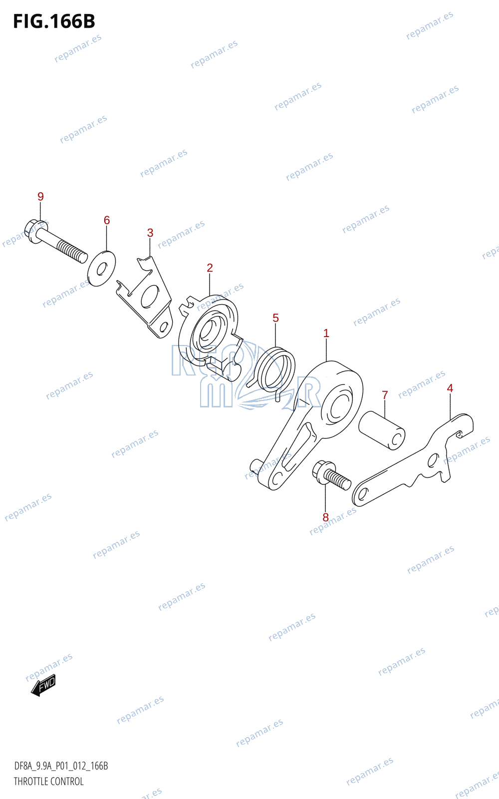 166B - THROTTLE CONTROL (DF8AR:P01)