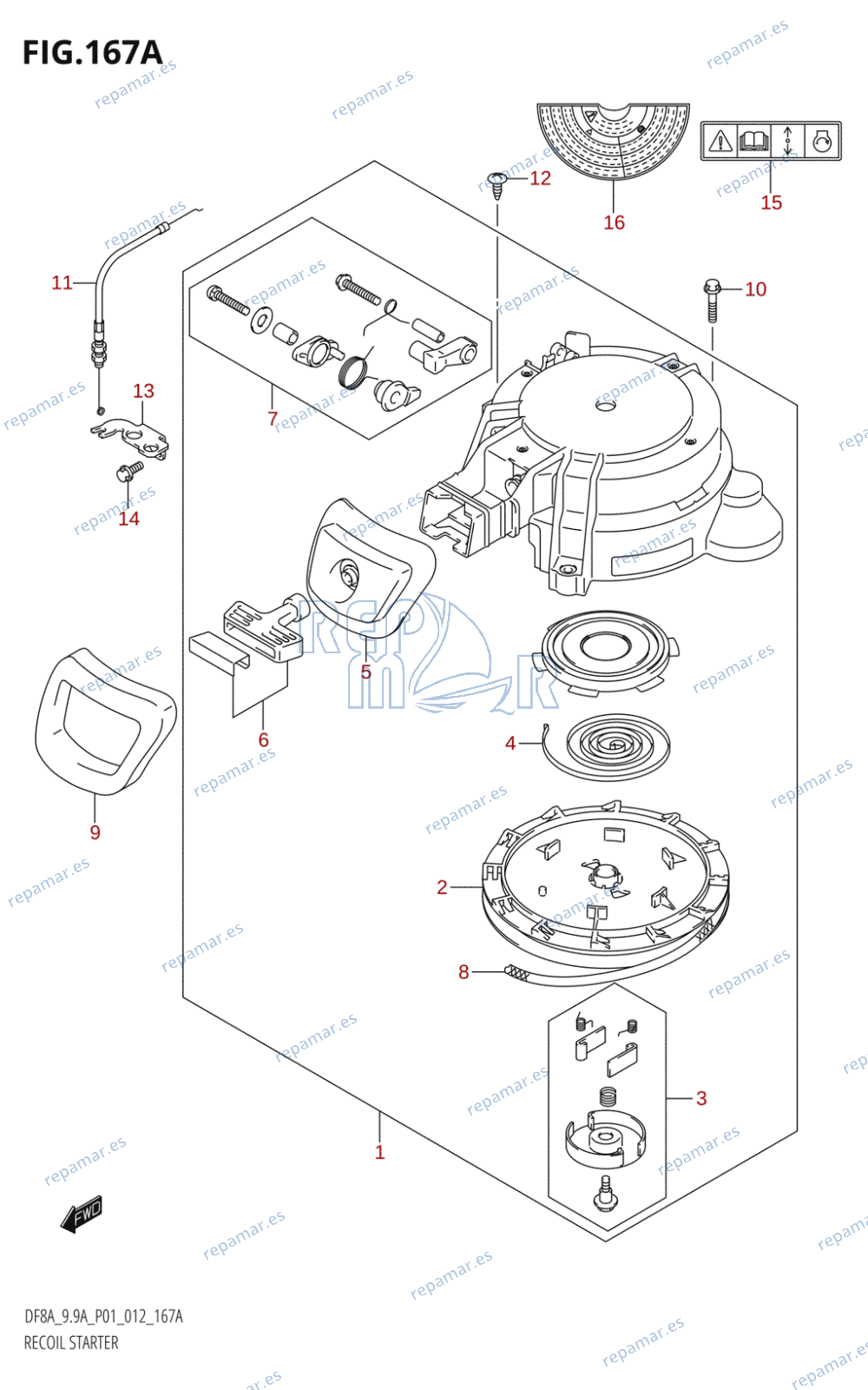 167A - RECOIL STARTER